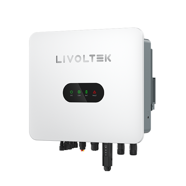 Livoltek 10 kW 3-fāzu invertors – jauda un energoefektivitāte Livoltek 10 kW hibrīdais invertors ar augstu efektivitāti un IP65 aizsardzību