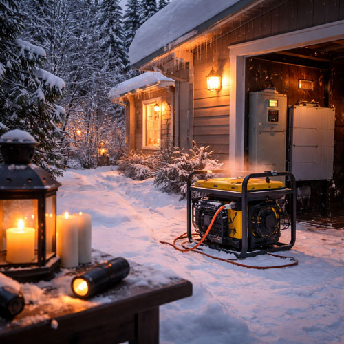 Kā nodrošināt elektroenerģijas drošību ziemas apstākļos
