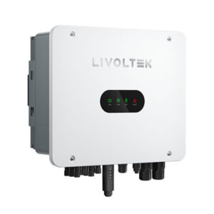 Livoltek 3-fāzu hibrīdais invertors – 8 kW, IP65, 2 MPPT, AFCI, WiFi Livoltek 3-fāzu hibrīdais invertors 8 kW ar 2 MPPT, IP65 aizsardzību, AFCI drošību un WiFi