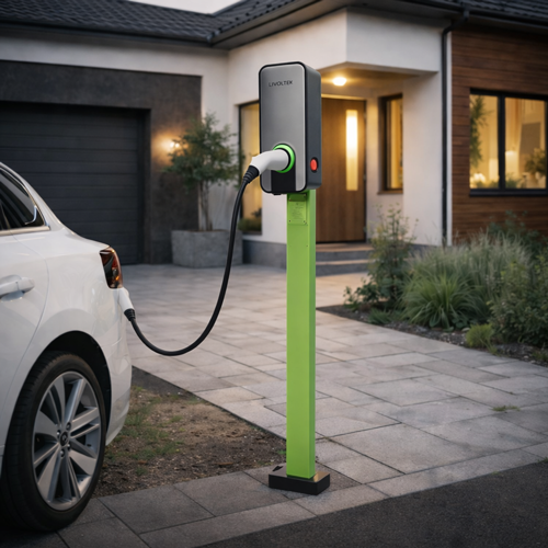 Livoltek Atom Series 7.3-22kW EV uzlādes stacija mājai