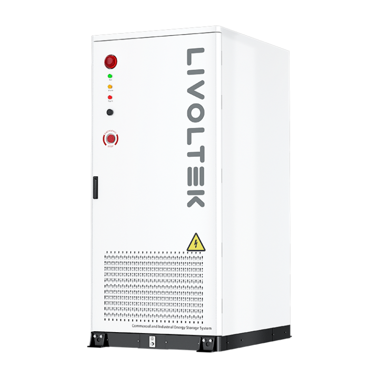 LIVOLTEK BESS 125kW 261.2kWh industriālā enerģijas uzglabāšanas sistēma ar šķidruma dzesēšanu SolarSurfers projektā.